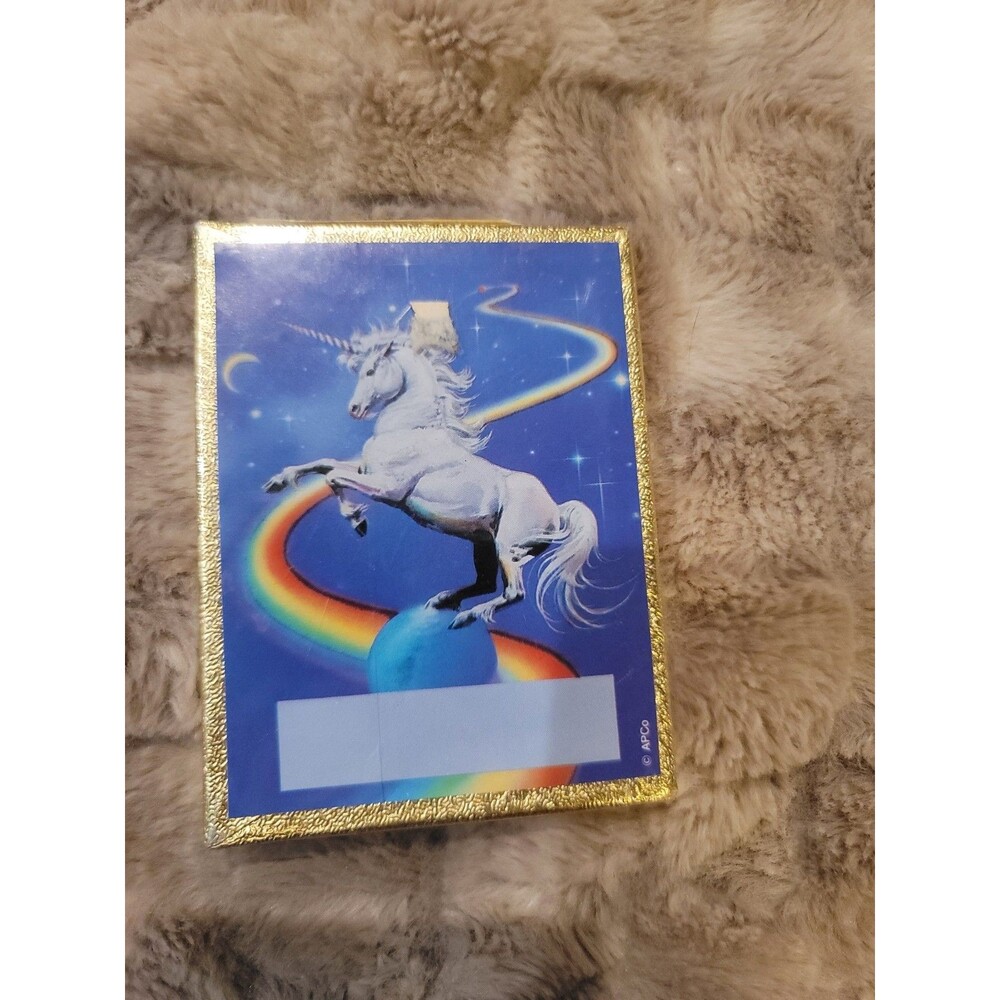 1980s Unicorn Bookplates New In Box Set Of 30 Made In USA Anitoch Publishing Co